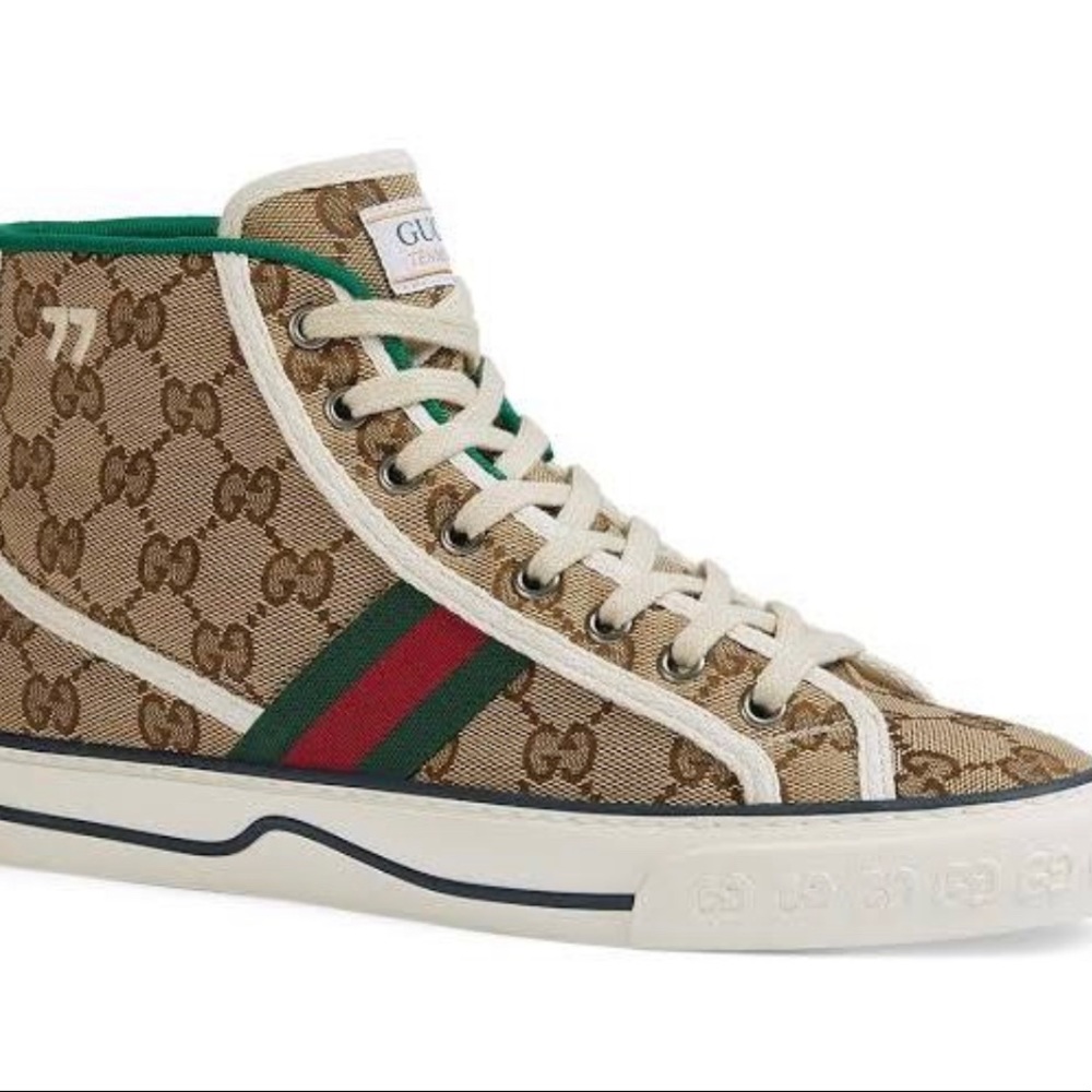 Gucci NEW IN THE BOX
Women's Tennis Shoes 1977 GG High Top Sneakers 7.5 37